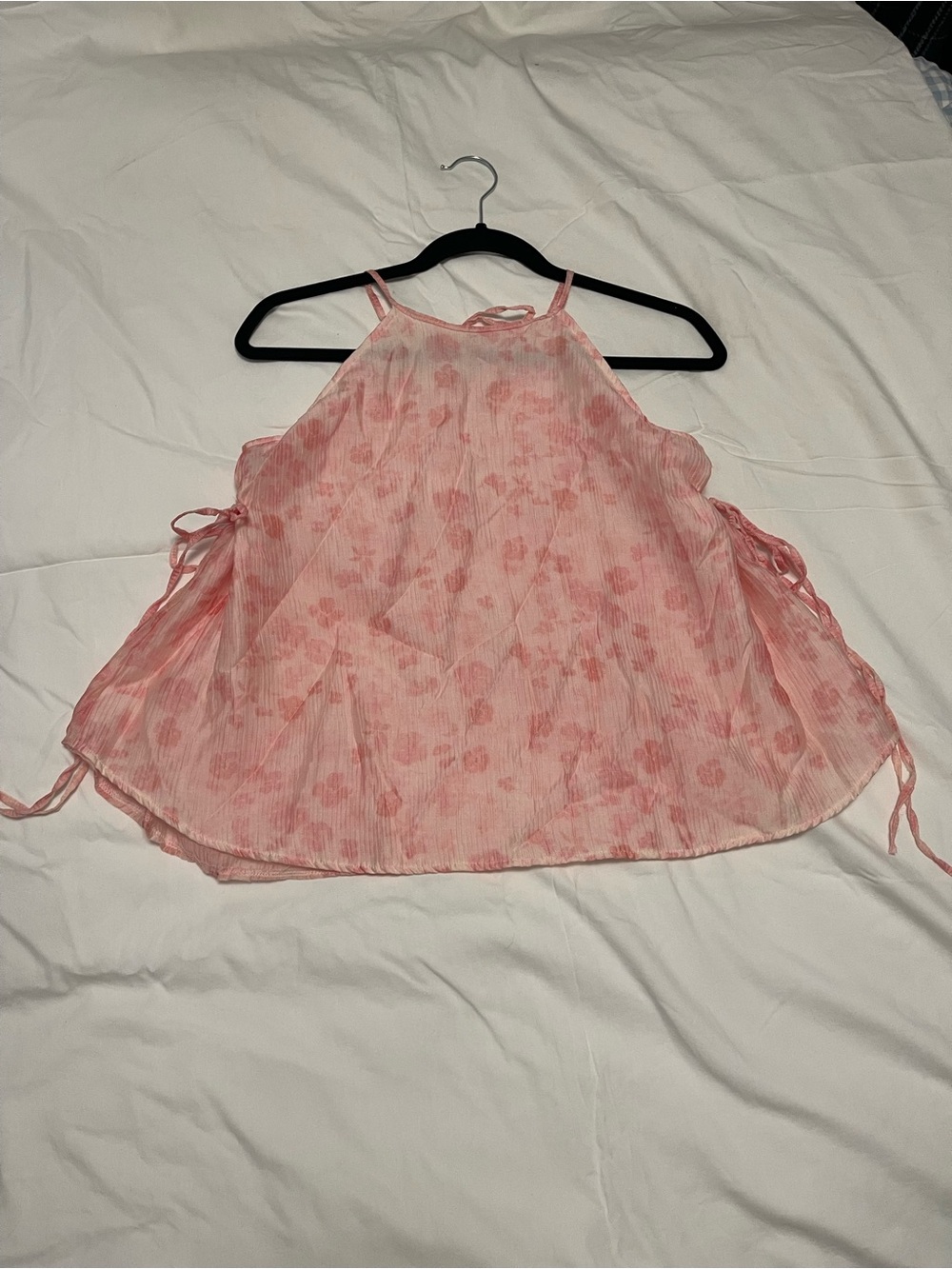 Pink Flowy Tank - Picture 1 of 5